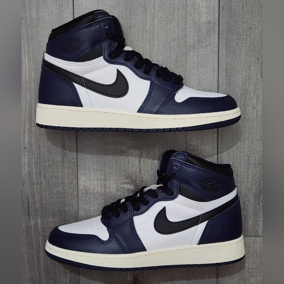 Nike Air Jordan 1 Retro High OG Midnight Navy FD1437-401 Kids Sz 5.5/Womens Sz